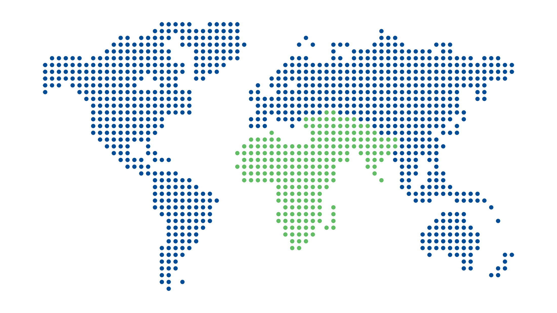 World map highlighting PepsiCo's AMESA sector